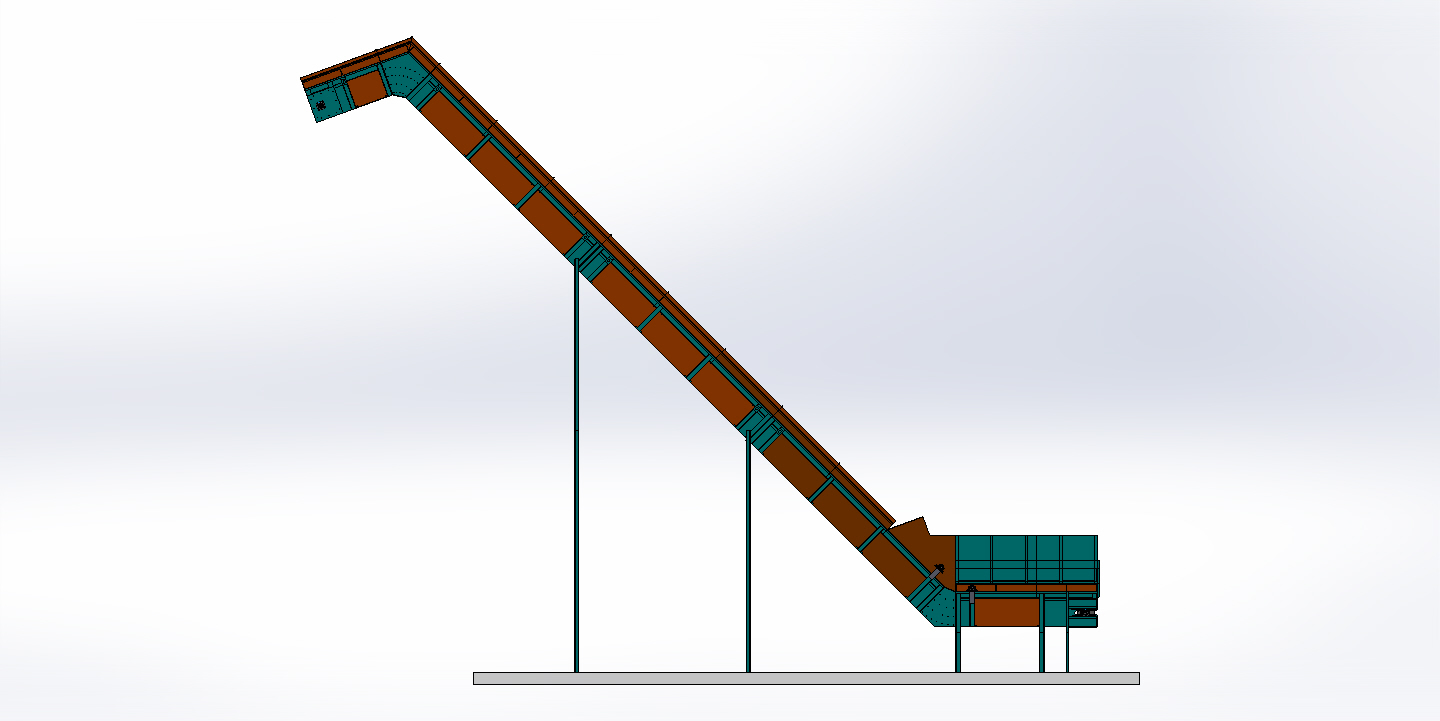 45度18m运输链式输送机
